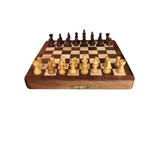 D'Netto Holdings Folding Chess Set - Brass Clip ( Small)