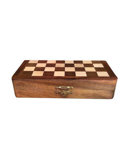 D'Netto Holdings Folding Chess Set - Brass Clip ( Small)