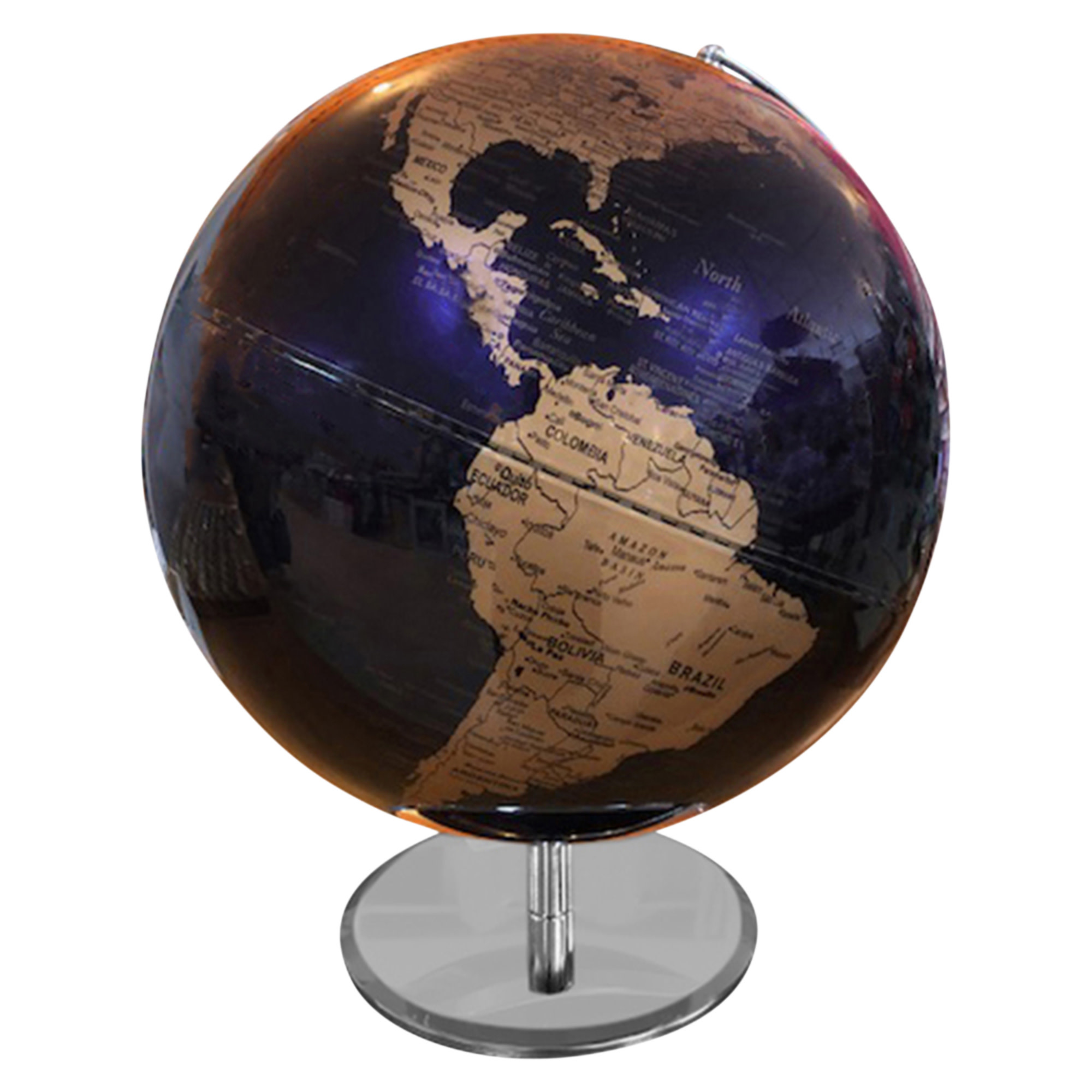Globe 30 cm Diameter - Rose Gold