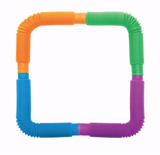 ISAlbi Rainbow Twist & Pop Tubes (Set of 6)