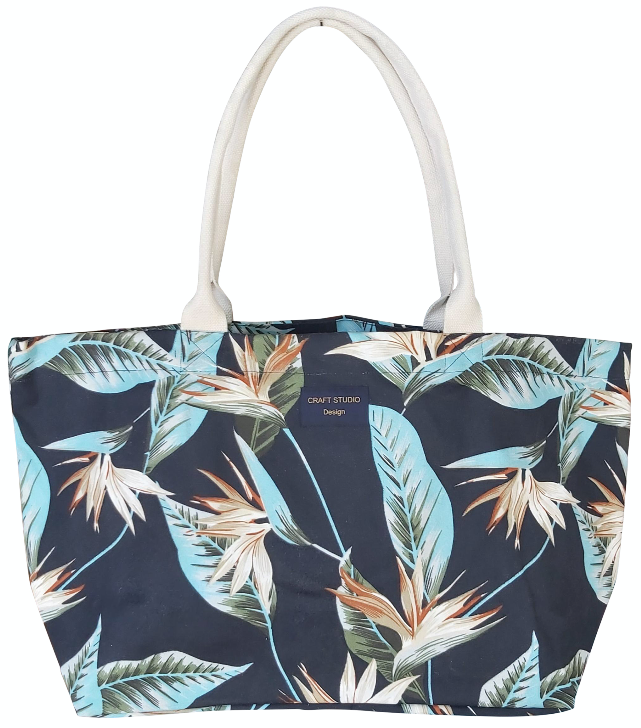 Craft Studio Large Beach Bag Midnight Island