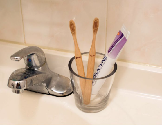 Bamboo His & Her Toothbrush Set