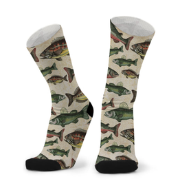 Red Fox Sox Fish Socks - Made From Bamboo