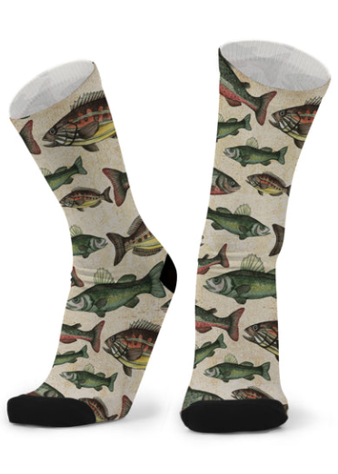 Red Fox Sox Fish Socks - Made From Bamboo