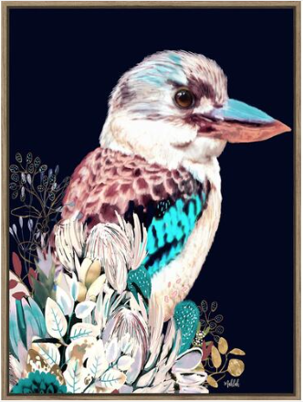 Framed Canvas - Burrill Kookaburra