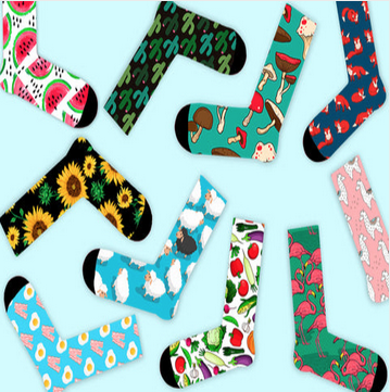 Red Fox Sox Sausage Dog Socks - Made From Bamboo
