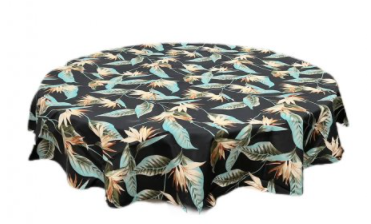 Craft Studio Round Tablecloth - Midnight Island