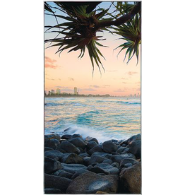 Framed Canvas - Turtle Cove Triptych A