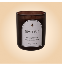 First Light Fragrances Midnight Rose Candle 180g