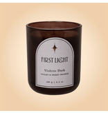 First Light Fragrances Violette Dusk Candle 180g