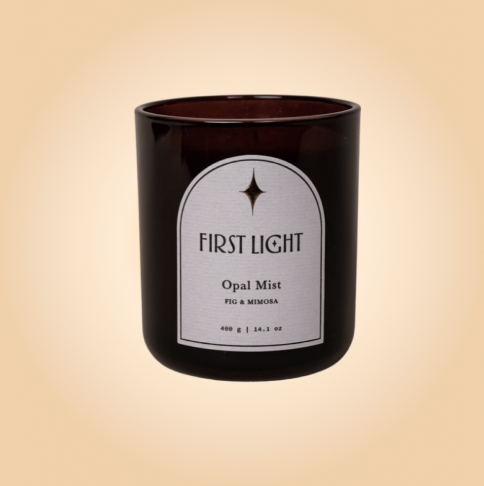 First Light Fragrances Opal Mist Candle 400g