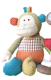 Patchwork Toy - Green Monkey