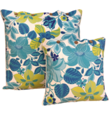 Craft Studio Cushion Cover - Hibiscus Turquoise