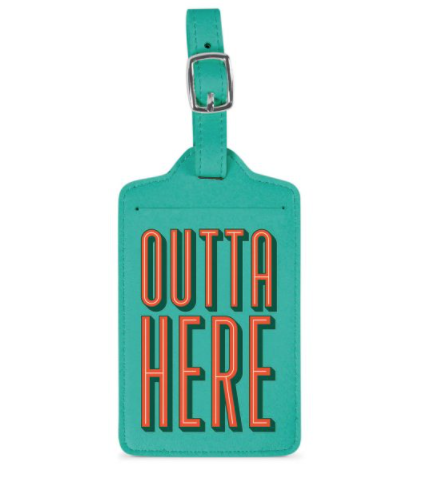 ISAlbi Luggage Tag - Outta Here