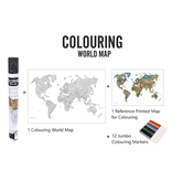 Unik Play Colouring Map Of The World
