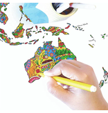 Unik Play Colouring Map Of The World