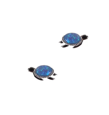 Opal and Sterling Silver Stud Earrings