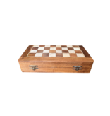 D'Netto Holdings Chess Set- Folding With Brass Clips (Medium)