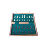 D'Netto Holdings Chess Set- Folding With Brass Clips (Medium)