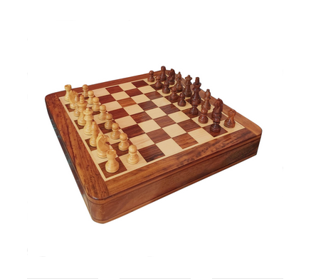D'Netto Holdings Chess Set- Magnetic with Drawer (Medium)