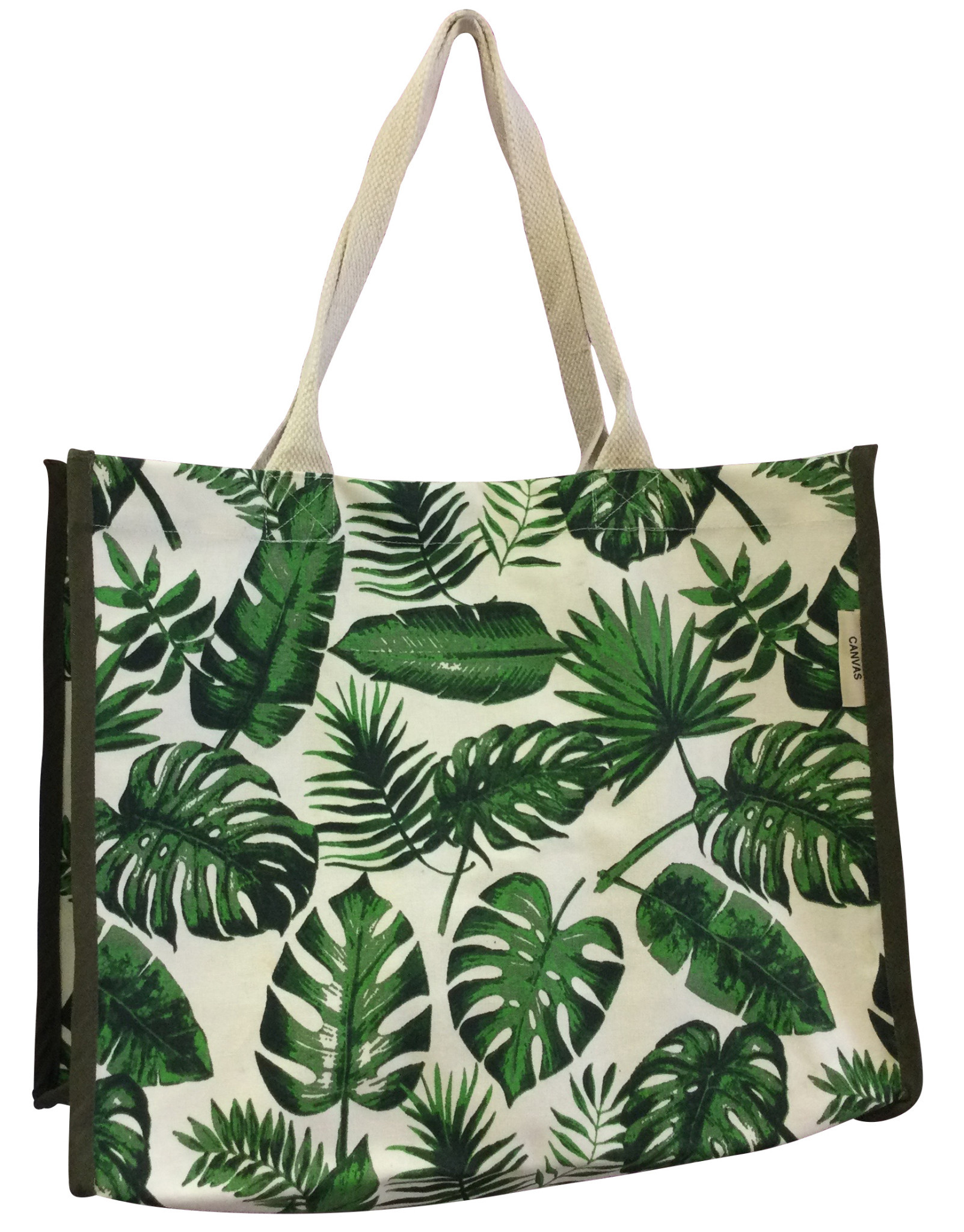 Craft Studio Small Beach Bag -  Palm Botanical