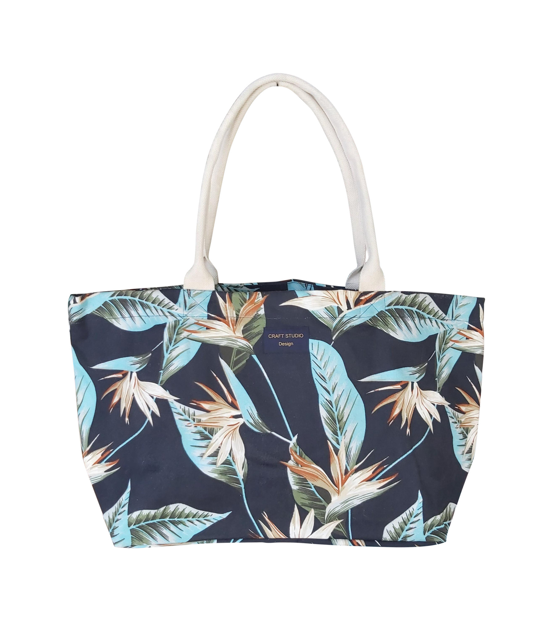 Craft Studio Large Beach Bag Midnight Island