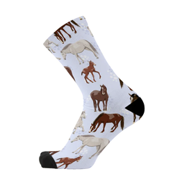 Red Fox Sox Horse Socks - Made From Bamboo