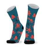 Red Fox Sox Bamboo Socks - Tentacles