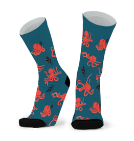 Red Fox Sox Octopus Socks - Made From Bamboo