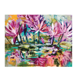 Phillip Bay Trading Placemats Set/4 - Water Lily Sunset