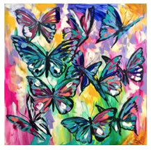 Phillip Bay Trading Coaster - Butterfly Love 2