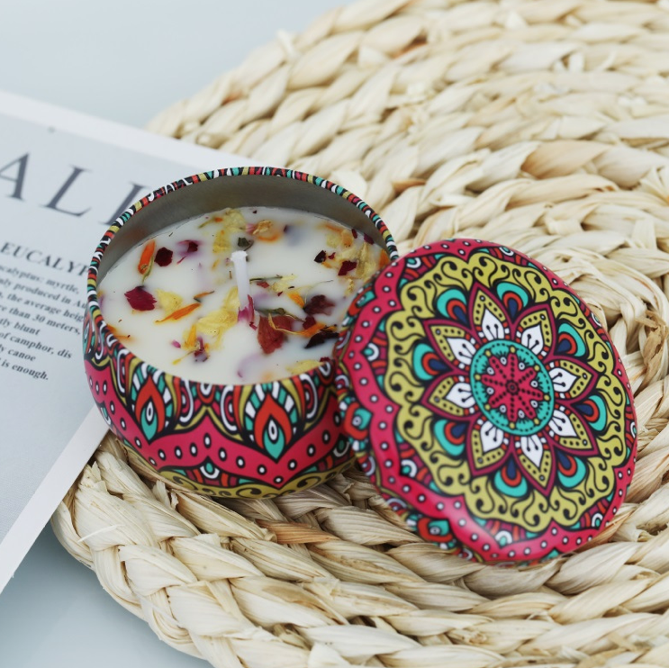 Yellow Rock Boho 4 Candle Gift Box