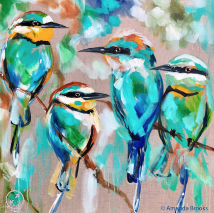 Phillip Bay Trading Coaster - Rainbow Bee Eater