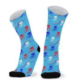 Red Fox Sox Bike Socks - Made From Bamboo