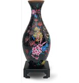 3D Puzzle Vase - Elegant Floral Print