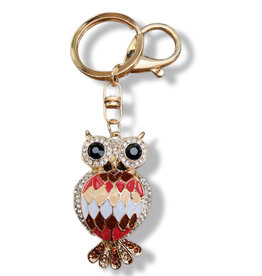 Yellow Rock Keyring - Owl