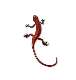 Solid Red Metal Lizard- Small