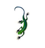 Green Metal Lizard - Large