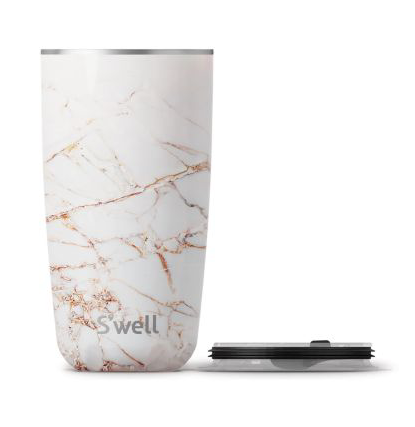 S'well Tumbler with Lid - Calacatta Gold