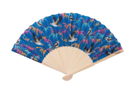 ISAlbi Hand Held Fabric Fans - Australian Birds