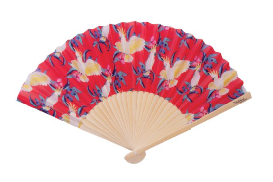 ISAlbi Hand Held Fabric Fans - Australian Birds