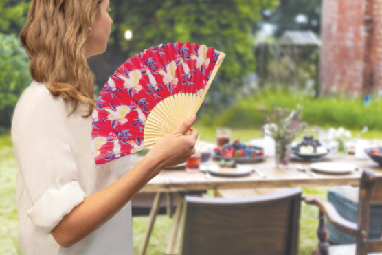 ISAlbi Hand Held Fabric Fans - Australian Birds