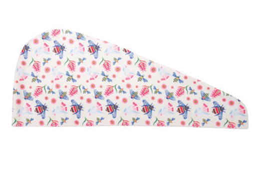 ISAlbi Turban Hair Towel - Birds & Bees
