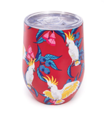 ISAlbi Double Wall Wine Tumbler - Birds