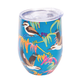 ISAlbi Double Wall Wine Tumbler - Birds