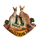 Fridge Magnet - Kangaroo Family