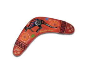 I Heart Aus Fridge Magnet - Boomerang