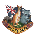 I Heart Aus Fridge Magnet - Flag