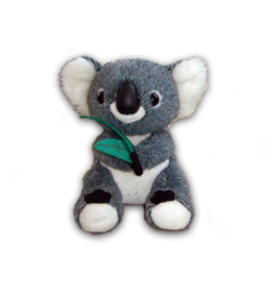 I Heart Aus Plush Koala - Gum Leaves