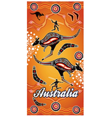 I Heart Aus Beach Towel - Desert Kangaroo